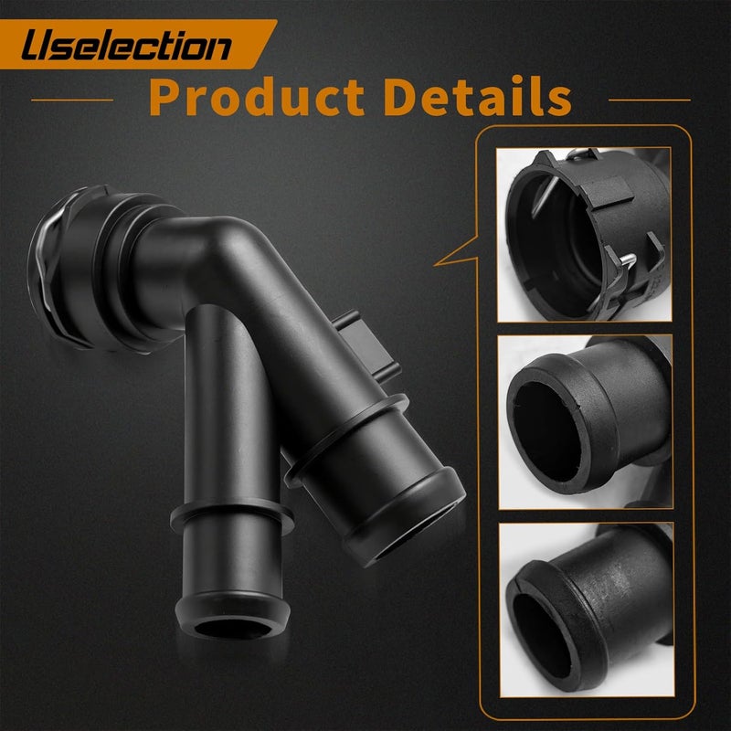 Uselection 5Q0122291AL Coolant Hose Connector Coupler Compatible with Audi TT A1 A3 VW Golf B8 5Q0122291DA 5QD122291AF - Image 5